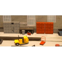 Workshop Lockers - TT:120 Scale (Pack of 4)