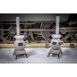 1920s Cast Iron Pot Belly Burning Stove - OO Gauge (Pack of 2)