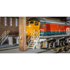 Modern Image Depot Interior Kit With Raised Rail & Access Platforms - OO Gauge (Code 100/75)