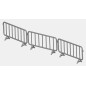 Pedestrian Safety Barriers - OO Gauge (8 Pieces)