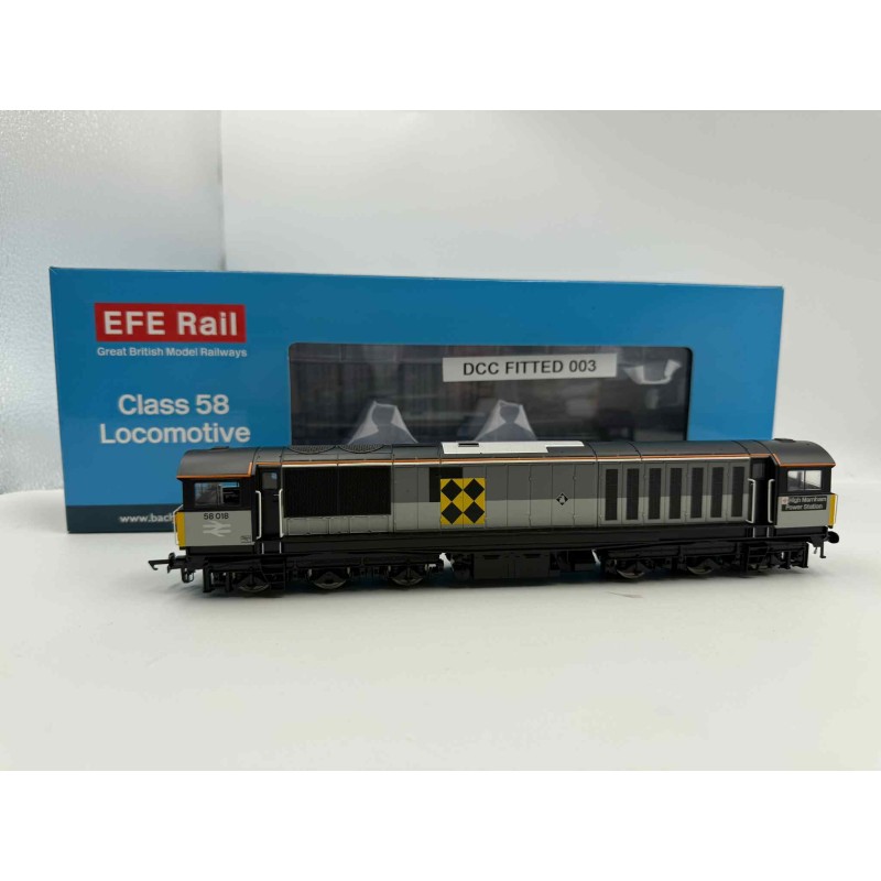 EFE Rail Class 58 - 58018 BR Railfreight Coal Sector DCC Fitted