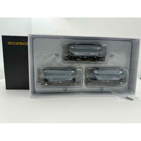 Accurascale PCA Bulk Cement Wagon Pack STS Grey