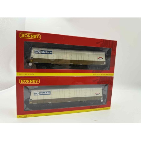 Hornby Shellstar Procor Pallet Van UKF - Pack of 2
