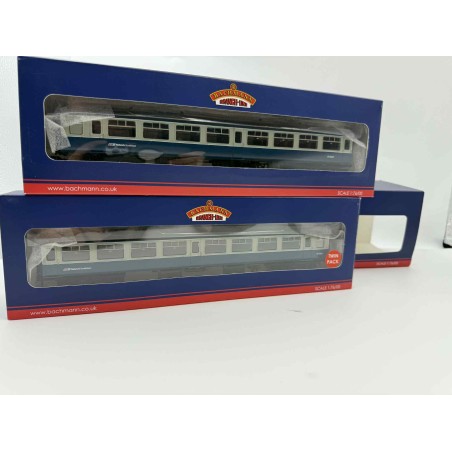 Bachmann Mk2 TSO Two Coach Set Blue Grey Network South East