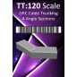 GRC Cable Trunking Angle Sections - TT:120 Scale (Pack of 4)