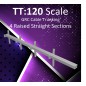 GRC Cable Trunking Raised Straight Sections - TT:120 Scale (Pack of 4)