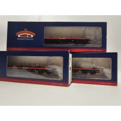 Bachmann BDA Bogie Bolster Railfreight (Pack of 3) - 38-151B