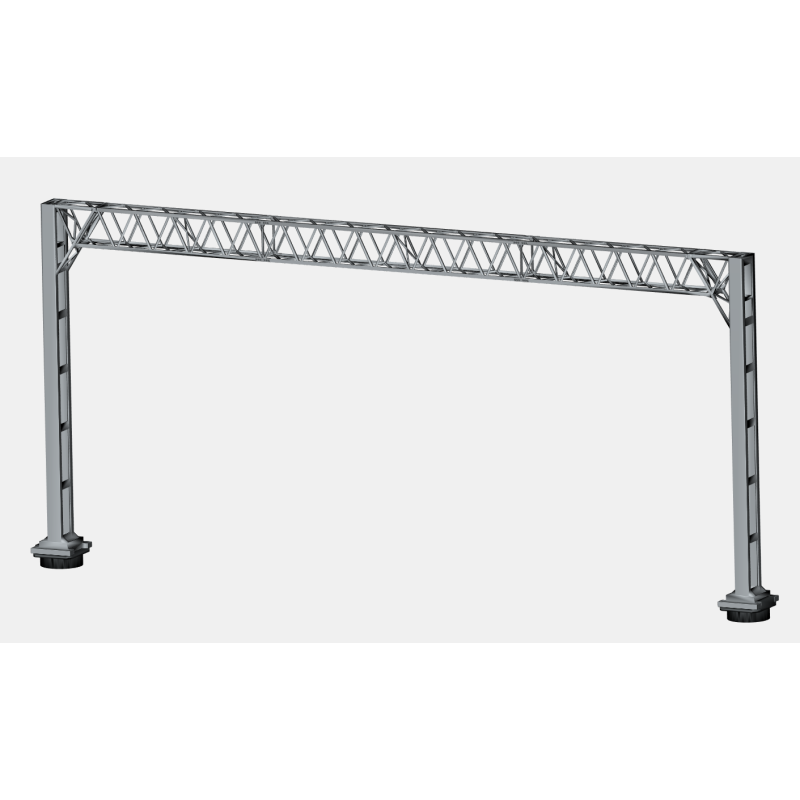 Mk1 OHLE Type C Platform Structure Kit - 2 Tall Masts with 2-Track 190mm Span (SET E16-23) Mk1 OHLE Type C Platform Structure Kit - 2 Tall Masts with 2-Track 190mm Span (SET E16-23)
