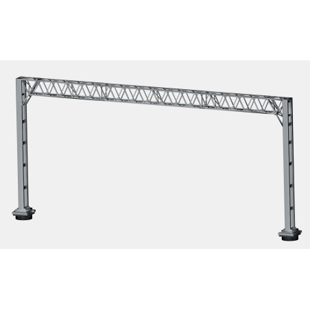 Mk1 OHLE Type C Platform Structure Kit - 2 Tall Masts with 2-Track 190mm Span (SET E16-23)