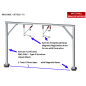Mk1 OHLE Type G Structure Kit - 2 x I-Beam Masts with 2-Track 170mm Span (SET E16-71) Mk1 OHLE Type G Structure Kit - 2 x I-Beam Masts with 2-Track 170mm Span (SET E16-71)