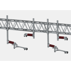 Mk1 OHLE Type A Registration Arms and Catenary Wire Supports Kit for Type A and B Structures (SET E16-6)