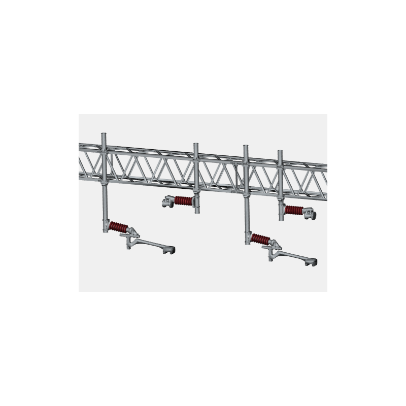 Mk1 OHLE Type A Registration Arms and Catenary Wire Supports Kit for Type A and B Structures (SET E16-6) Mk1 OHLE Type A Registration Arms and Catenary Wire Supports Kit for Type A and B Structures (SET E16-6)