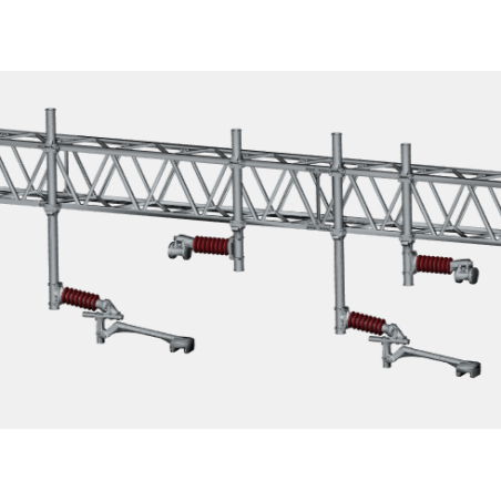 Mk1 OHLE Type A Registration Arms and Catenary Wire Supports Kit for Type A and B Structures (SET E16-6)