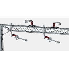 Mk1 OHLE Type D Registration Arms and Catenary Wire Supports Kit for Type D Structures (SET E16-36)