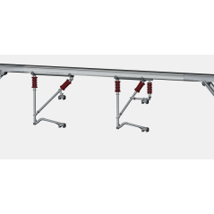 Mk1 OHLE Type G Registration Arms / Catenary Wire Supports Kit for Type G Structures (SET E16-76)