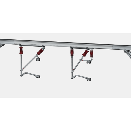Mk1 OHLE Type G Registration Arms / Catenary Wire Supports Kit for Type G Structures (SET E16-76)