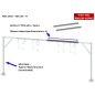 Mk1 OHLE 100mm Span Extension for Type G I-Beam Structures (SET E16-77)