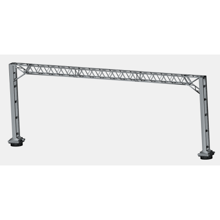Mk1 OHLE Type D Platform Structure Kit - 2 Low Masts with 2-Track 190mm Span (SET E16-33)
