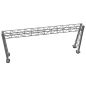 Mk1 OHLE Type F Anchor Portal Kit - 2 Masts with 4-Track 230mm Span (SET E16-61) Mk1 OHLE Type F Anchor Portal Kit - 2 Masts with 4-Track 230mm Span (SET E16-61)