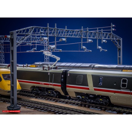 Mk1 OHLE Type A Structure Kit - 2 Masts with 4-Track 230mm Span (SET E16-2)