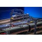 Mk1 OHLE Type A Structure Kit - 2 Masts with 4-Track 230mm Span (SET E16-2)