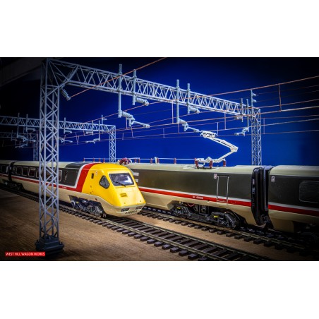 Mk1 OHLE Type B Structure Kit - 2 Lattice Masts with 4-Track 230mm Span (SET E16-12)