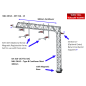 Mk1 OHLE Type B Structure Kit - Cantilever Lattice Mast (SET E16-15)