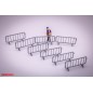 Pedestrian Safety Barriers - OO Gauge (8 Pieces)