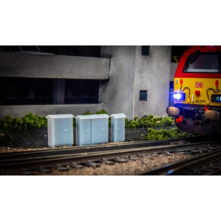 Lineside Electrical Cabinets - O Gauge (Pack of 3)