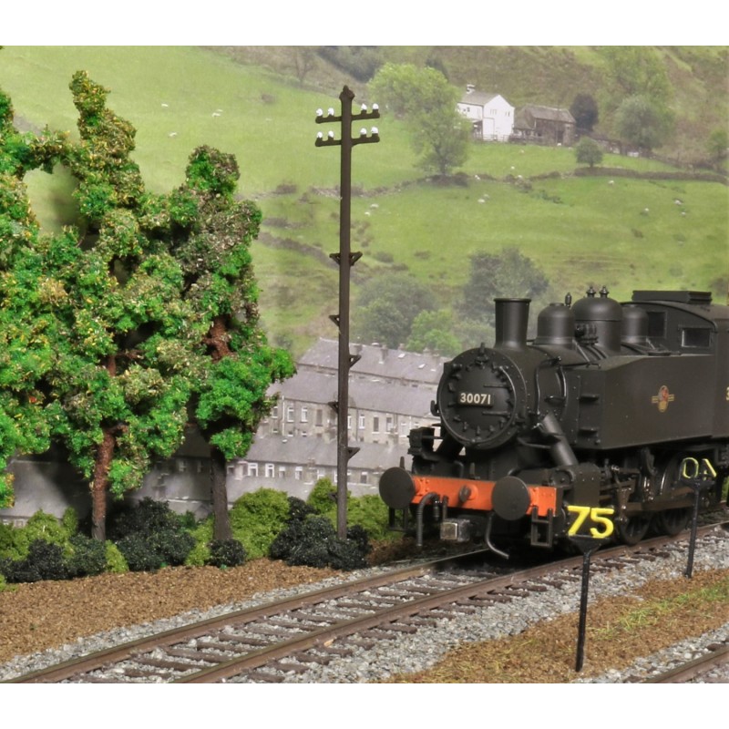 Telegraph Poles Small Type OO Gauge ( Pack of 10)