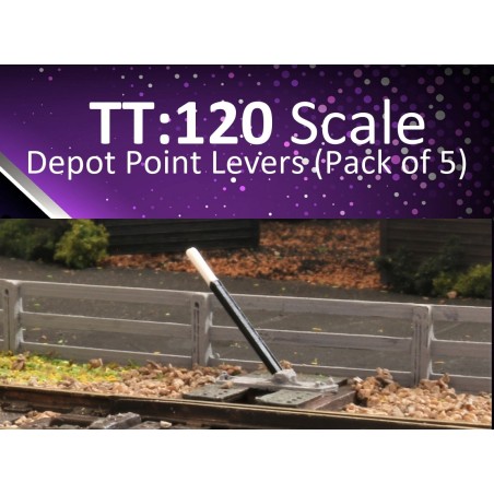 Depot Point Levers - TT:120 Scale (Pack of 5)