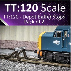 Depot Buffer Stops - TT:120 Scale (Pack of 2)