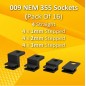 N/TT/009 Narrow Gauge NEM 355 Sockets (Pack Of 16)