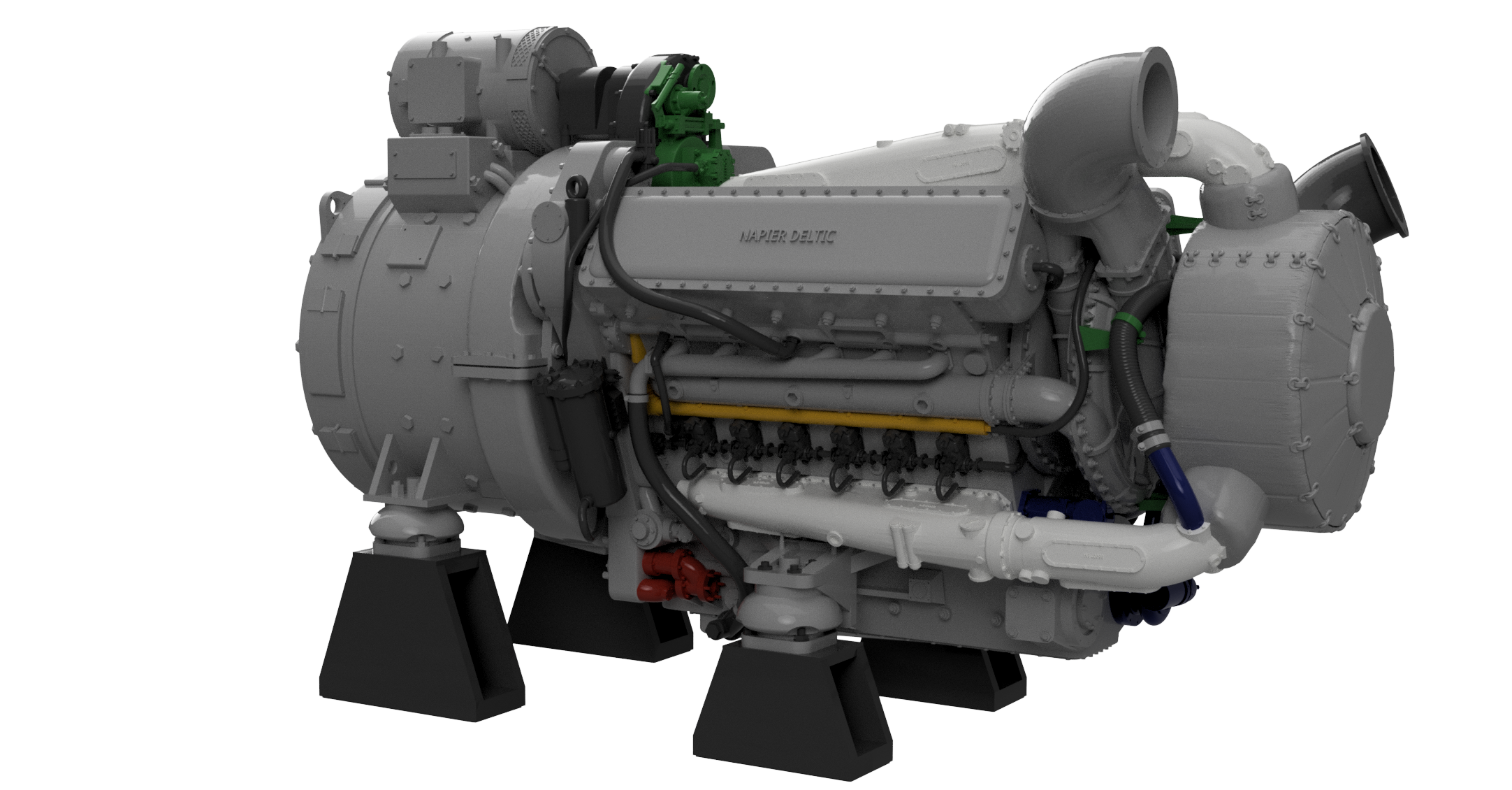 Class 55 Deltic Detailed Power Unit - OO Gauge