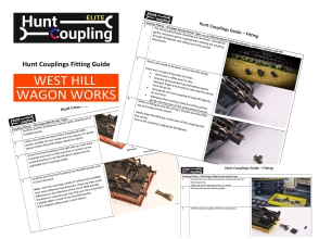 Fitting Guide for Hunt Couplings 